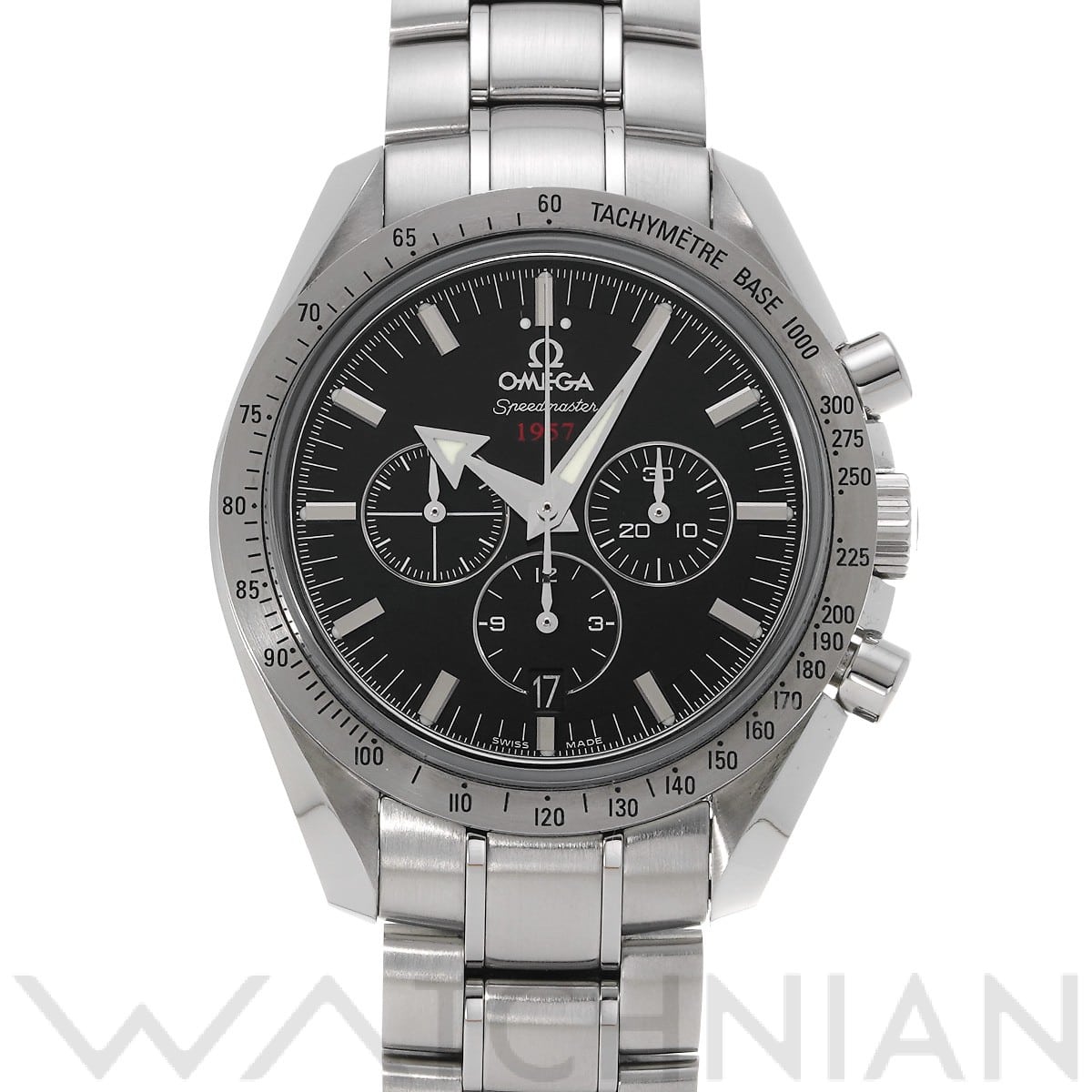 オメガ / OMEGA スピードマスター ブロードアロー 1957 コーアクシャル 321.10.42.50.01.001 ブラック メンズ 時計 【中古】【wristwatch】