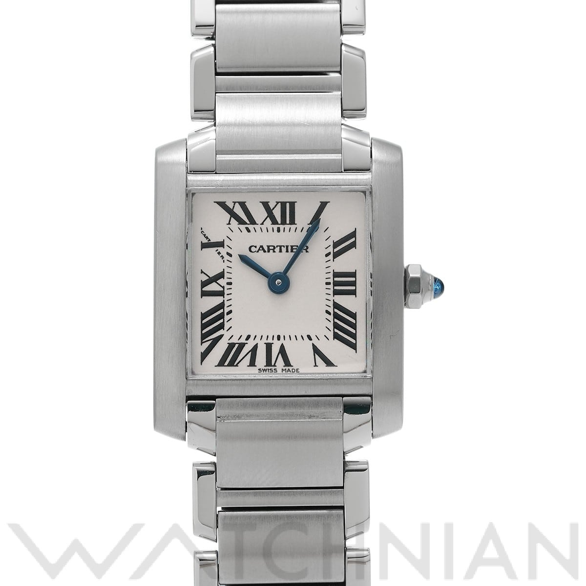 カルティエ / CARTIER タンク フランセーズ SM W51008Q3 シルバー レディース 時計 【中古】【wristwatch】