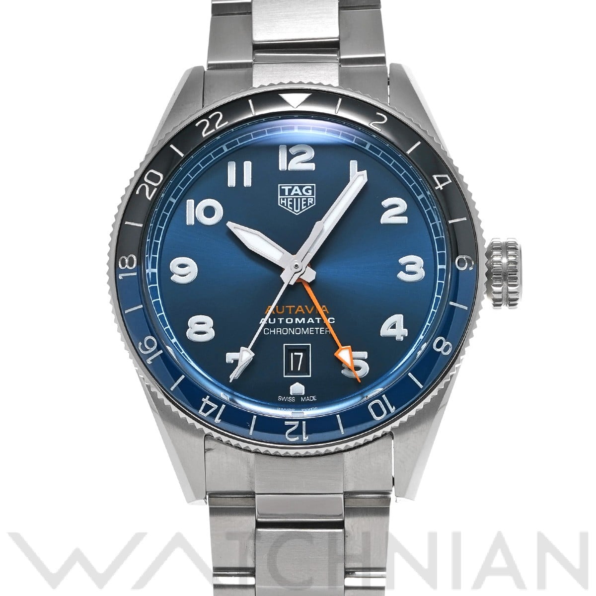 タグ ホイヤー オータヴィア 60th GMT WBE511A.BA0650 ブルー メンズ 時計 【中古】【wristwatch】: ブランド時計 ｜WATCHNIAN(ウォッチニアン)公式通販/旧一風騎士