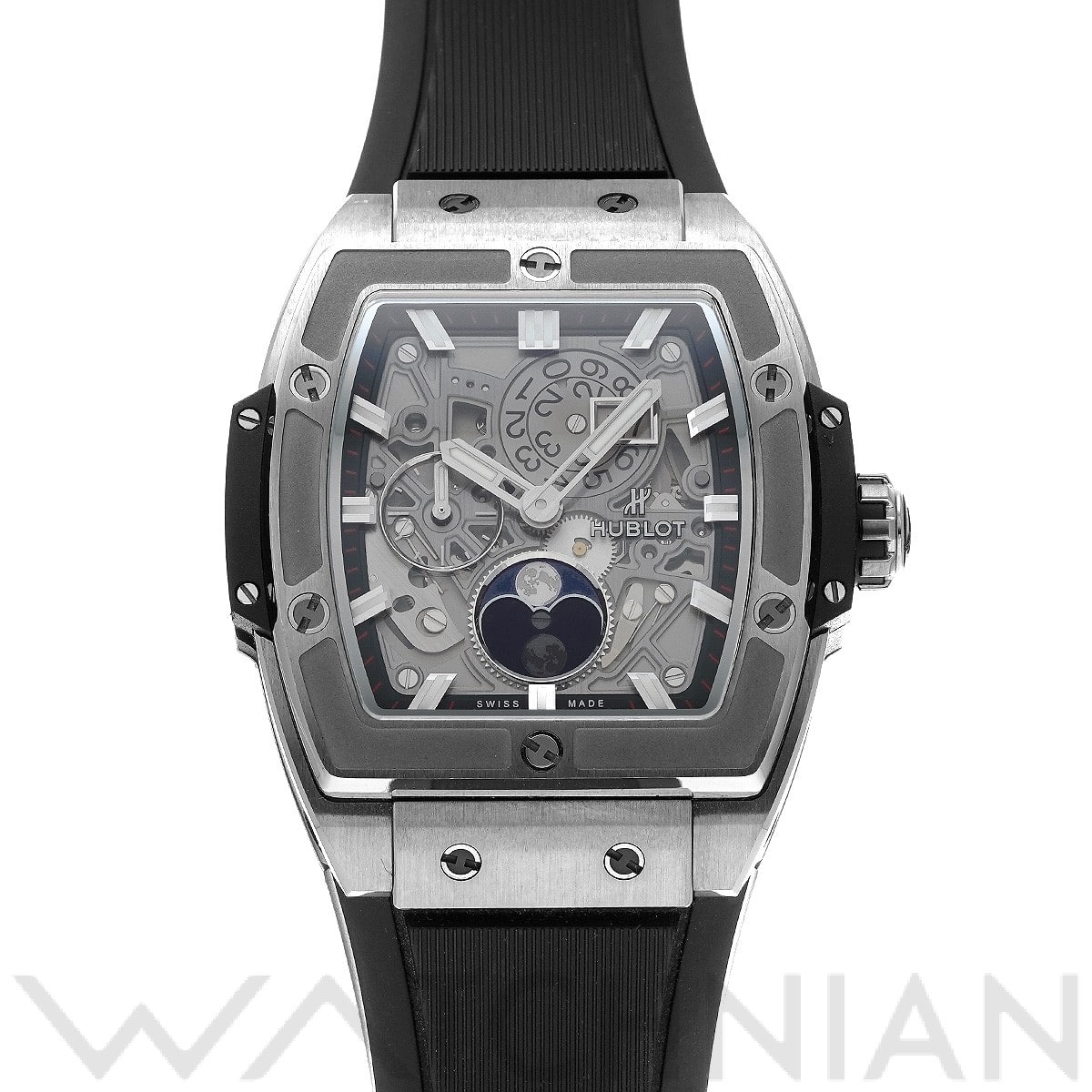 ウブロ / HUBLOT スピリット オブ ビッグバン ムーンフェイズ チタニウム 647.NX.1137.RX スケルトン メンズ 時計 【中古】【wristwatch】
