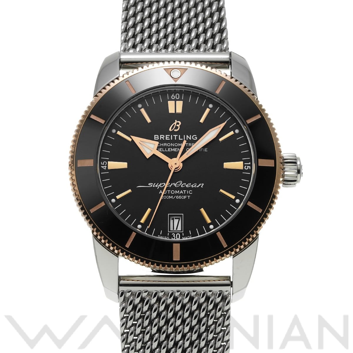ブライトリング / BREITLING スーパーオーシャン ヘリテージ B20 オートマチック 42 UB2010121B1A1 ブラック メンズ 時計 【中古】【wristwatch】