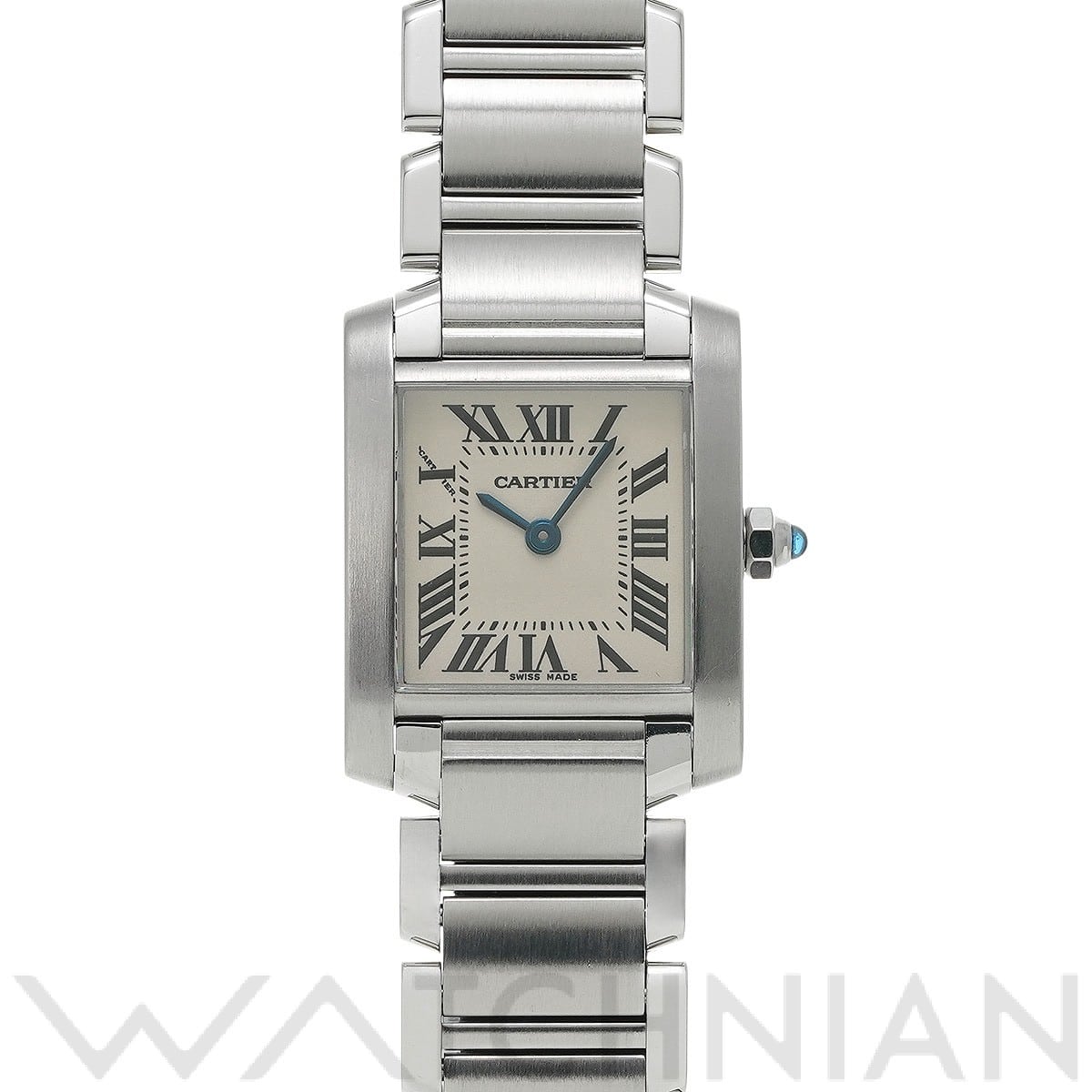 カルティエ / CARTIER タンク フランセーズ SM W51008Q3 シルバー レディース 時計 【中古】【wristwatch】