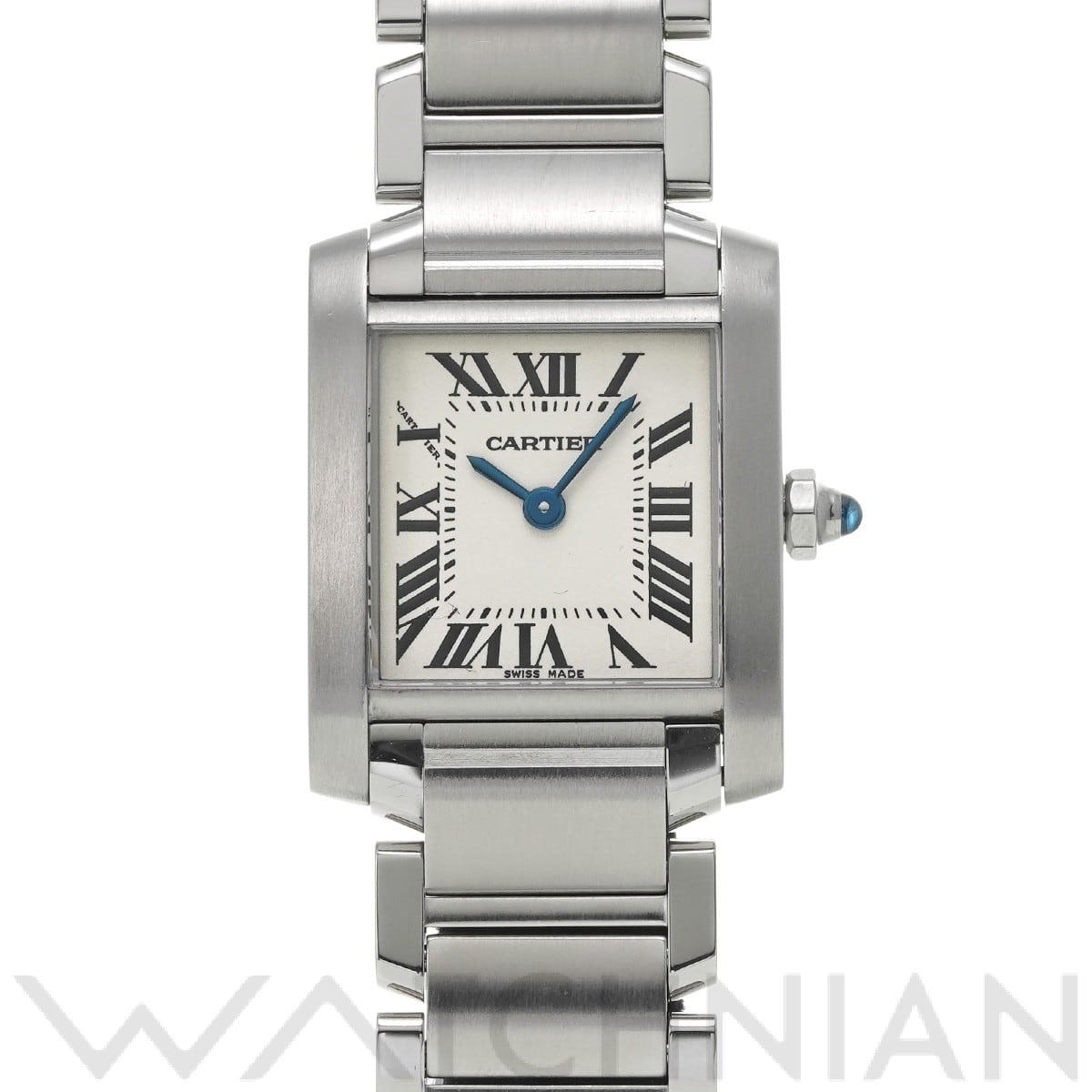 カルティエ / CARTIER タンク フランセーズ SM W51008Q3 シルバー レディース 時計 【中古】【wristwatch】