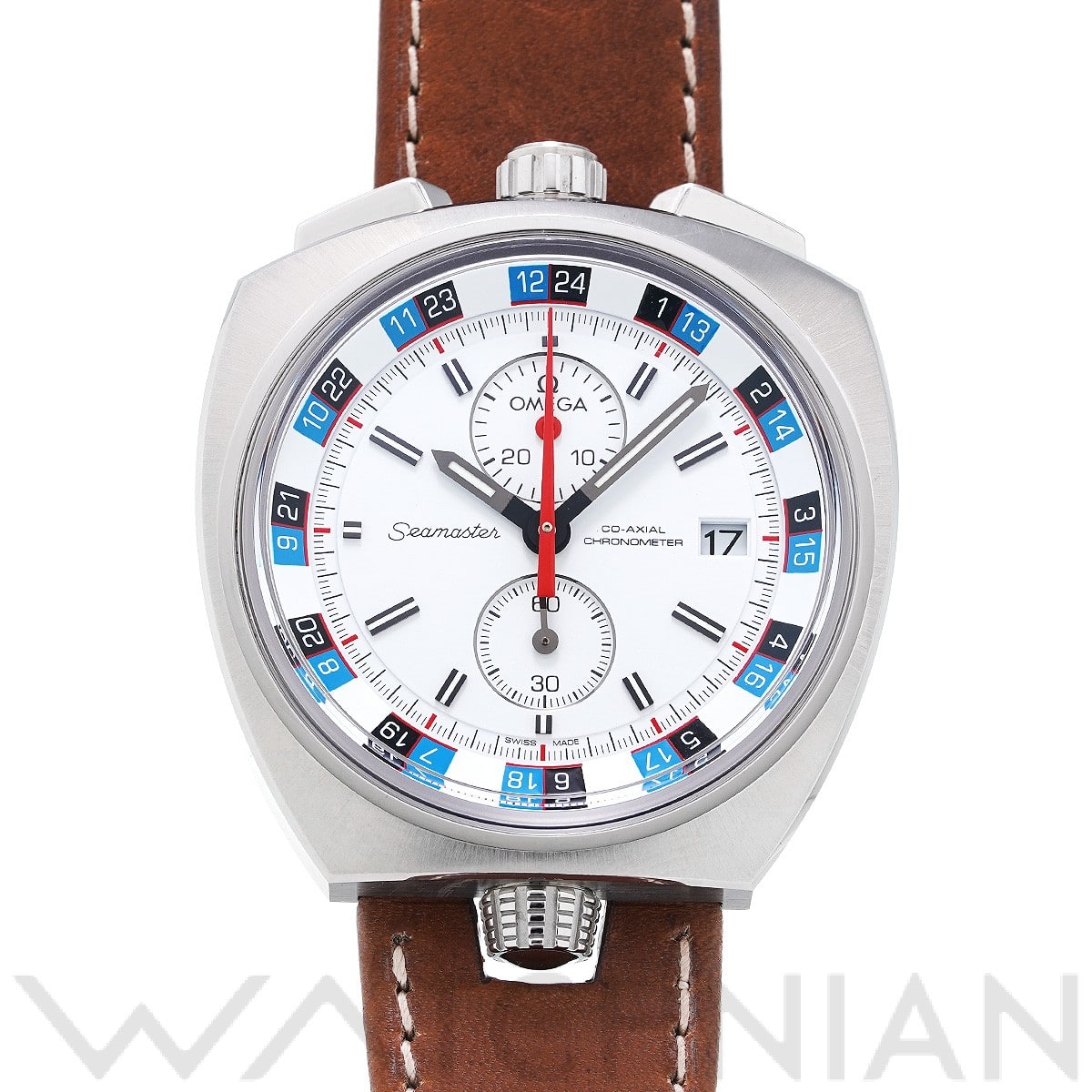 オメガ / OMEGA シーマスター ブルヘッド コーアクシャル クロノグラフ 225.12.43.50.04.001 ホワイト メンズ 時計 【中古】【wristwatch】