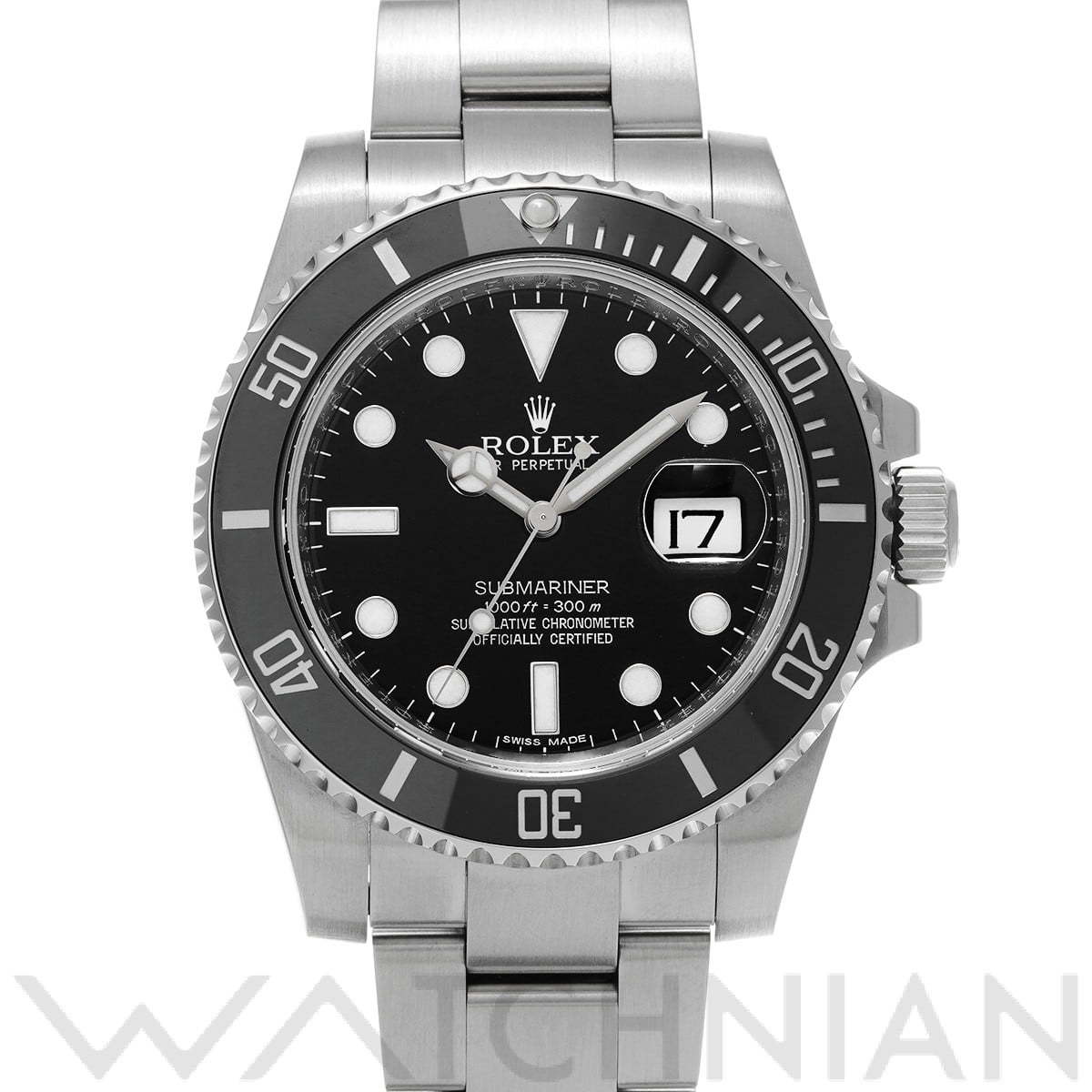 ロレックス サブマリーナ デイト 116610LN ブラック メンズ 時計 【中古】【wristwatch】