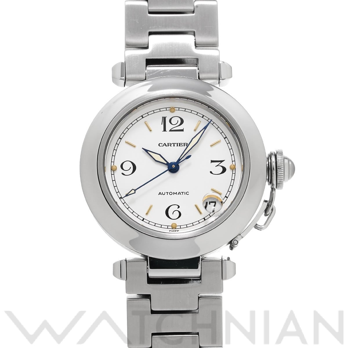 カルティエ / CARTIER パシャC W31015M7 ホワイト ユニセックス 時計 【中古】【wristwatch】