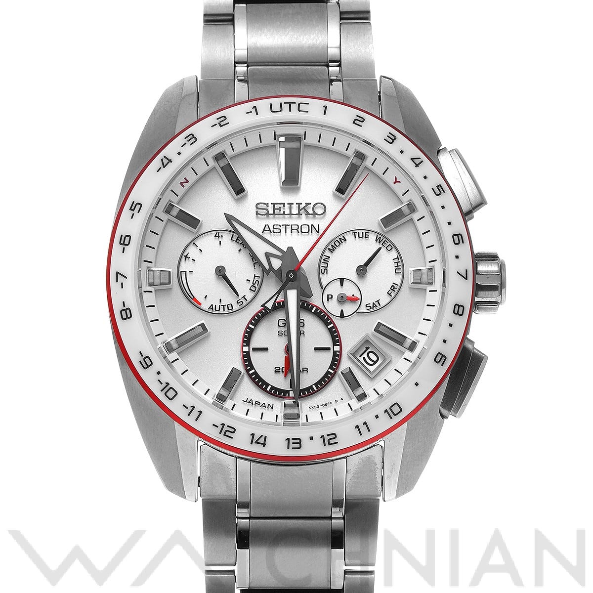 セイコー アストロン SBXC091 シルバー メンズ 時計 【中古】【wristwatch】