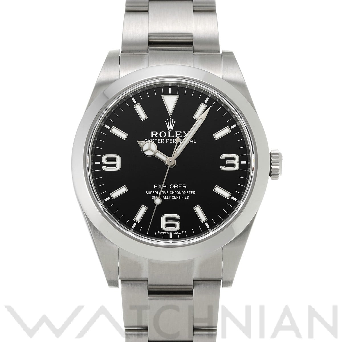 ロレックス エクスプローラー 214270 ブラック メンズ 時計 【中古】【wristwatch】