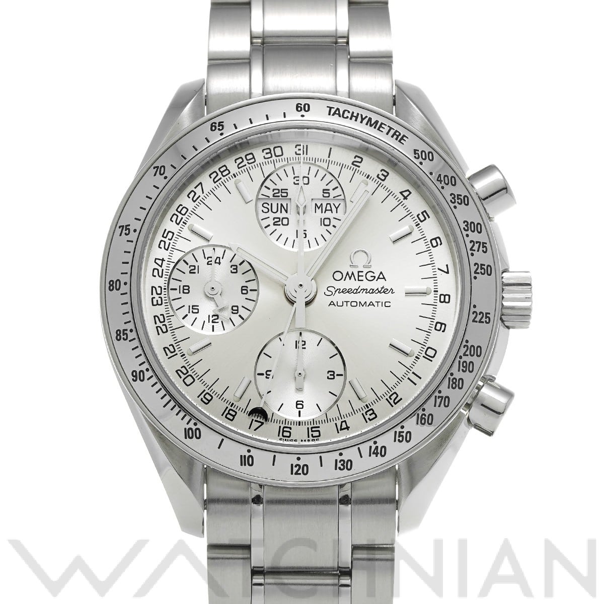 オメガ / OMEGA スピードマスター トリプルカレンダー 3523.30 シルバー メンズ 時計 【中古】【wristwatch】