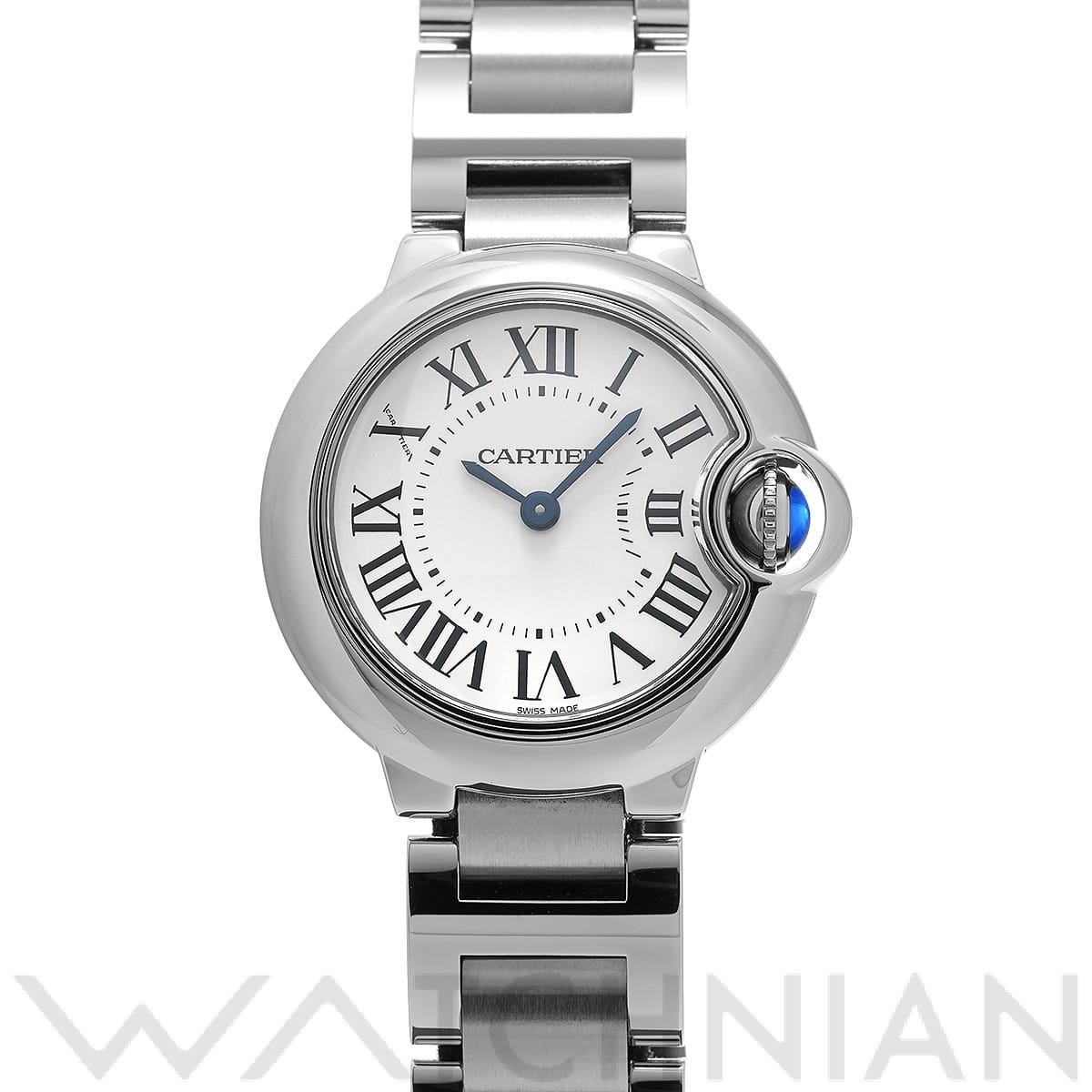 カルティエ / CARTIER バロンブルー ドゥ カルティエ 28mm W69010Z4 シルバー レディース 時計 【中古】【wristwatch】