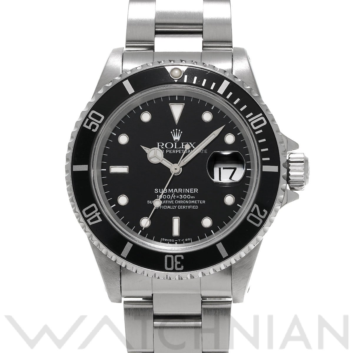 ロレックス サブマリーナ デイト 16610 ブラック メンズ 時計 【中古】【wristwatch】