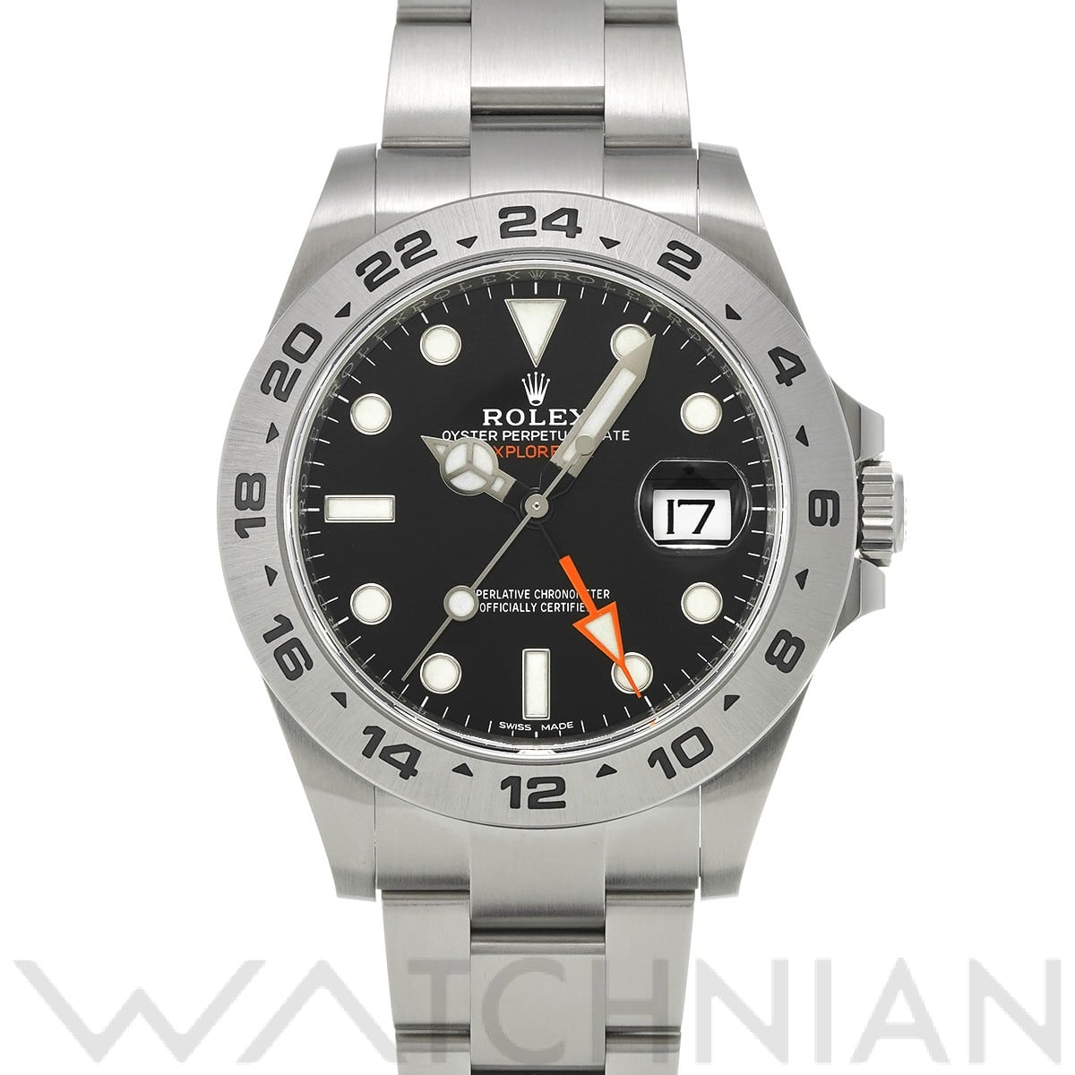 ロレックス エクスプローラーII 216570 ブラック メンズ 時計 【中古】【wristwatch】