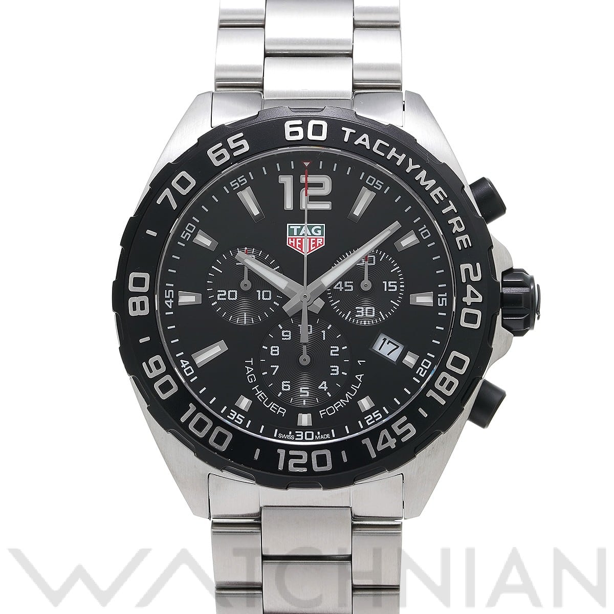 タグ ホイヤー / TAG HEUER フォーミュラ1 クォーツ クロノグラフ CAZ1010.BA0842 ブラック メンズ 時計 【中古】【wristwatch】