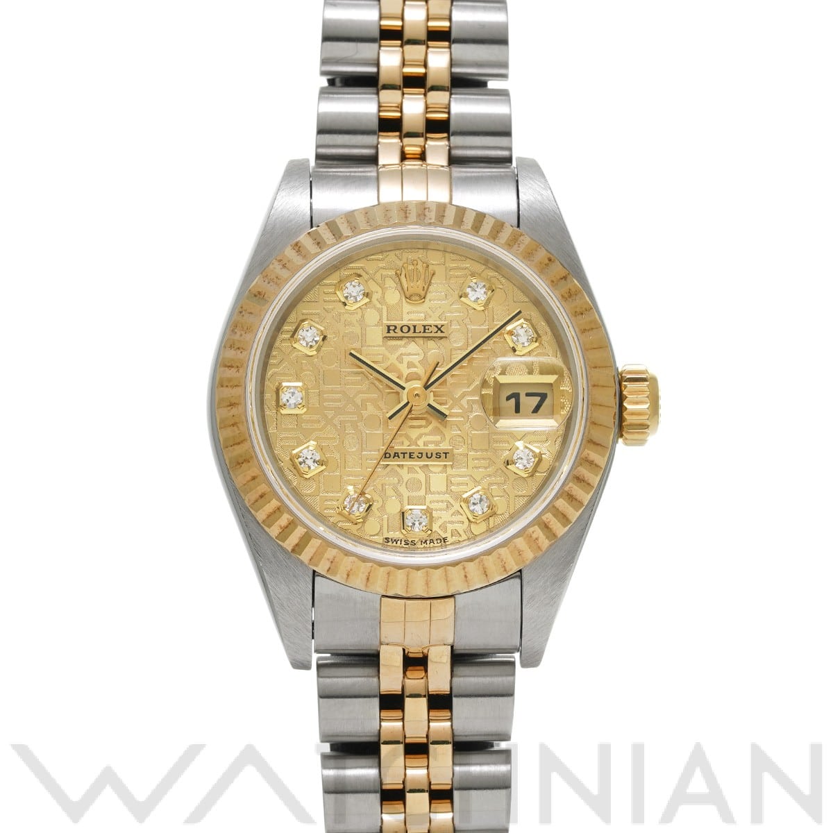 ロレックス デイトジャスト 26 79173G シャンパンコンピュータ/ダイヤモンド レディース 時計 【中古】【wristwatch】