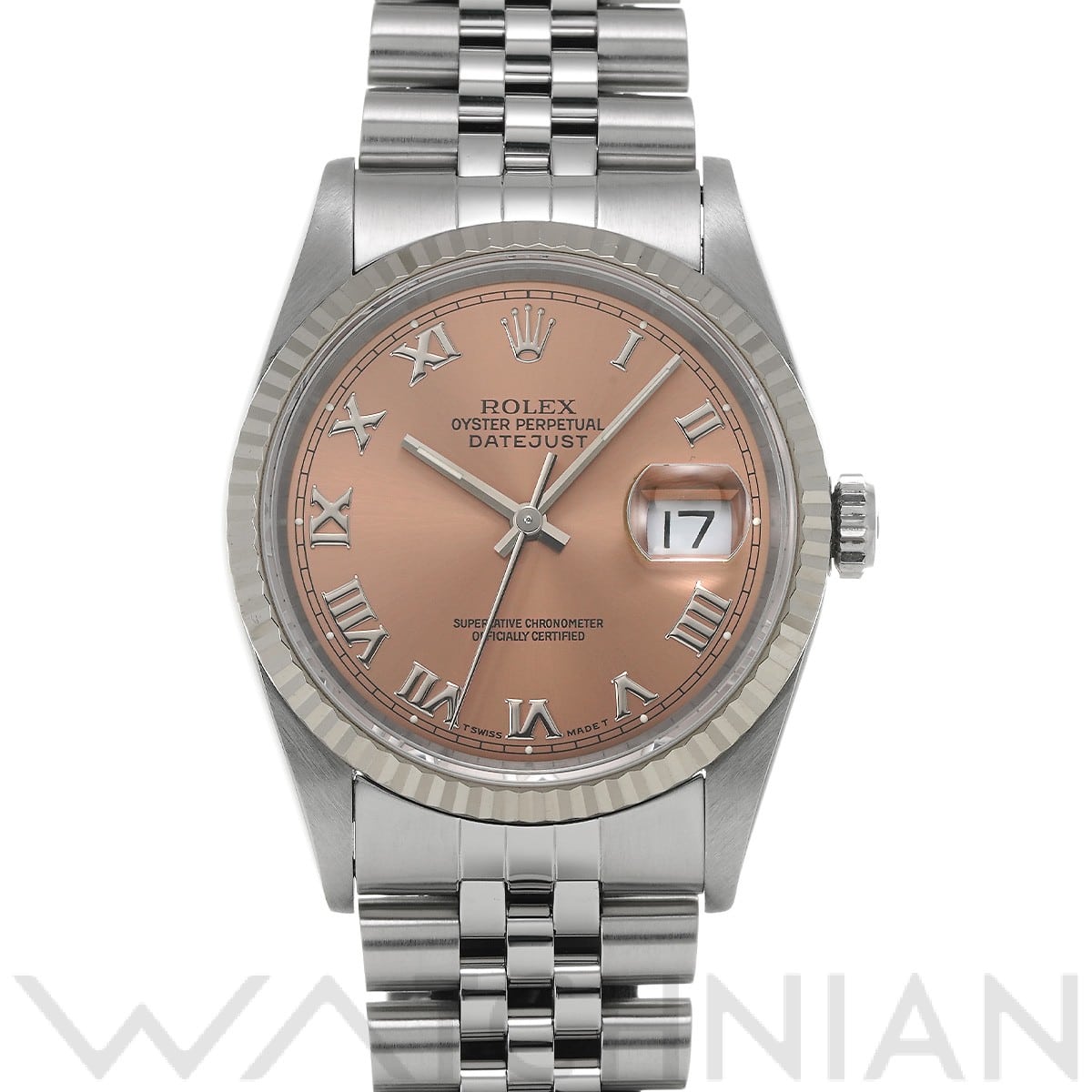 ロレックス デイトジャスト 16234 ピンク メンズ 時計 【中古】【wristwatch】