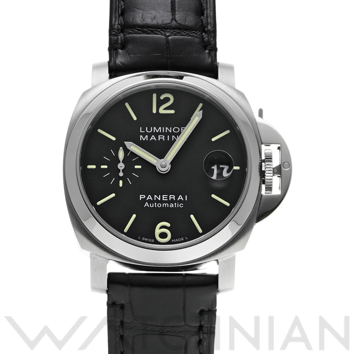 パネライ / PANERAI ルミノールマリーナ PAM00048 ブラック メンズ 時計 【中古】【wristwatch】