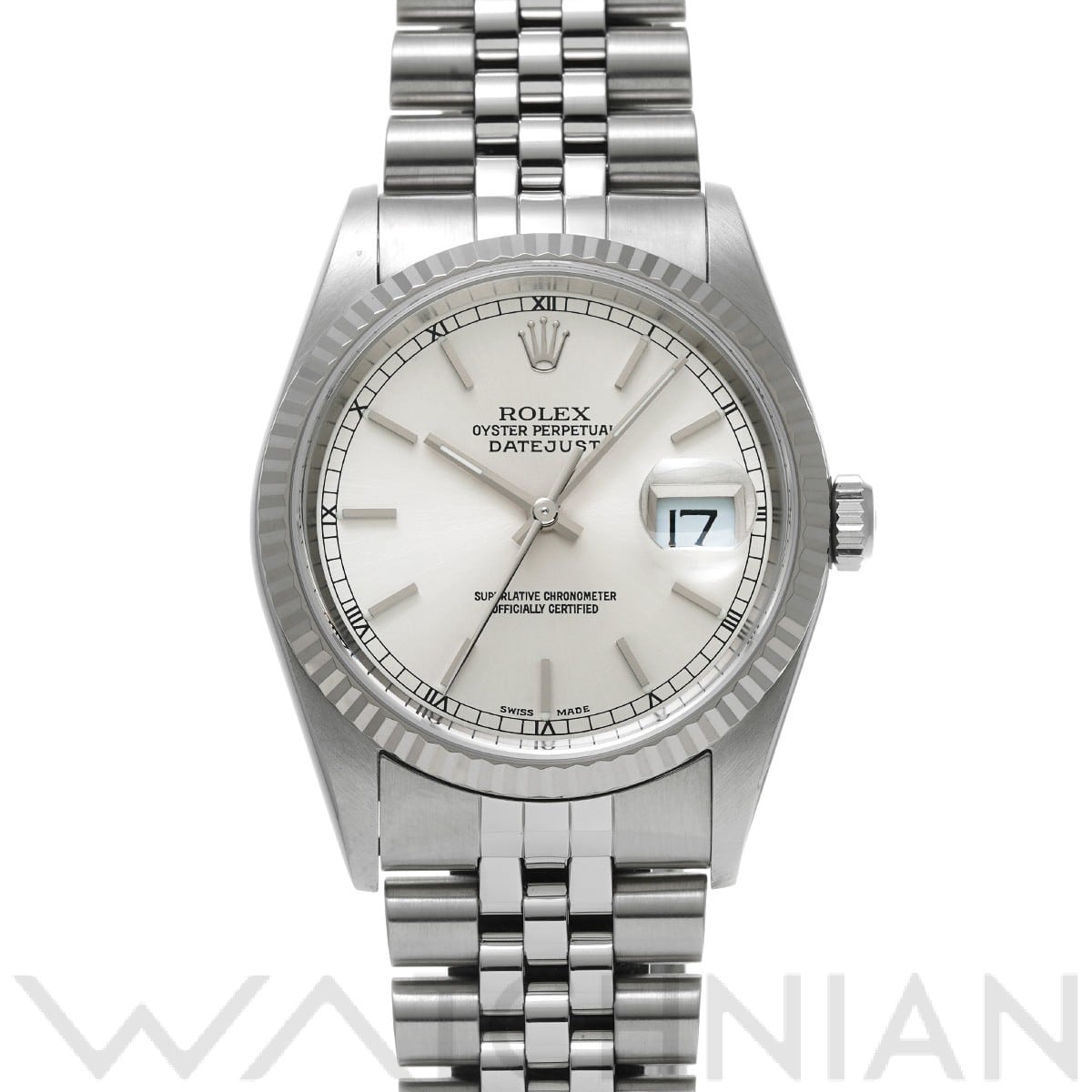 ロレックス デイトジャスト 16234 シルバー メンズ 時計 【中古】【wristwatch】