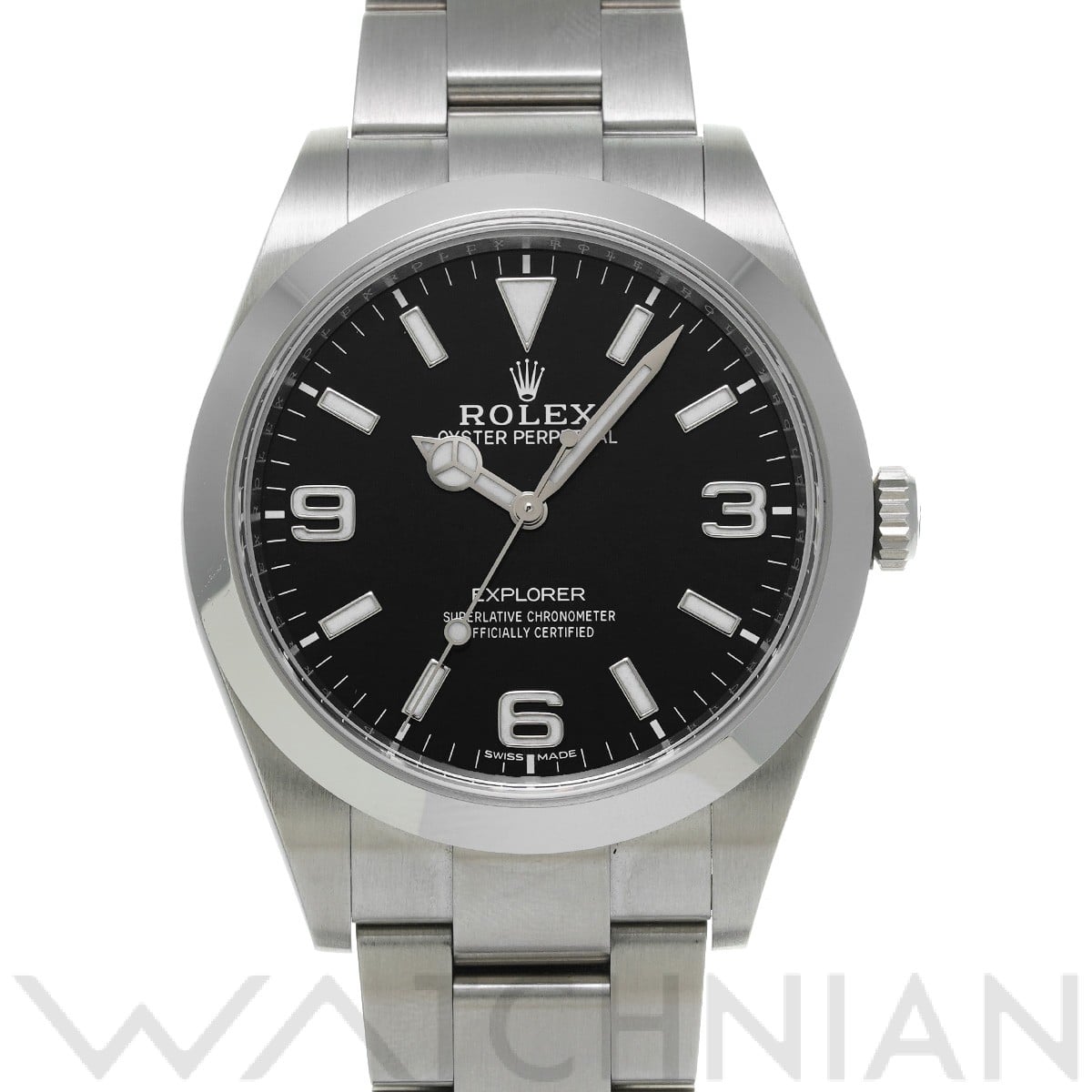 ロレックス エクスプローラー 214270 ブラック メンズ 時計 【中古】【wristwatch】