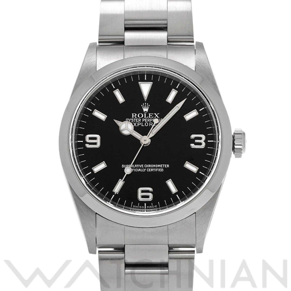 ロレックス エクスプローラー 14270 ブラック メンズ 時計 【中古】【wristwatch】