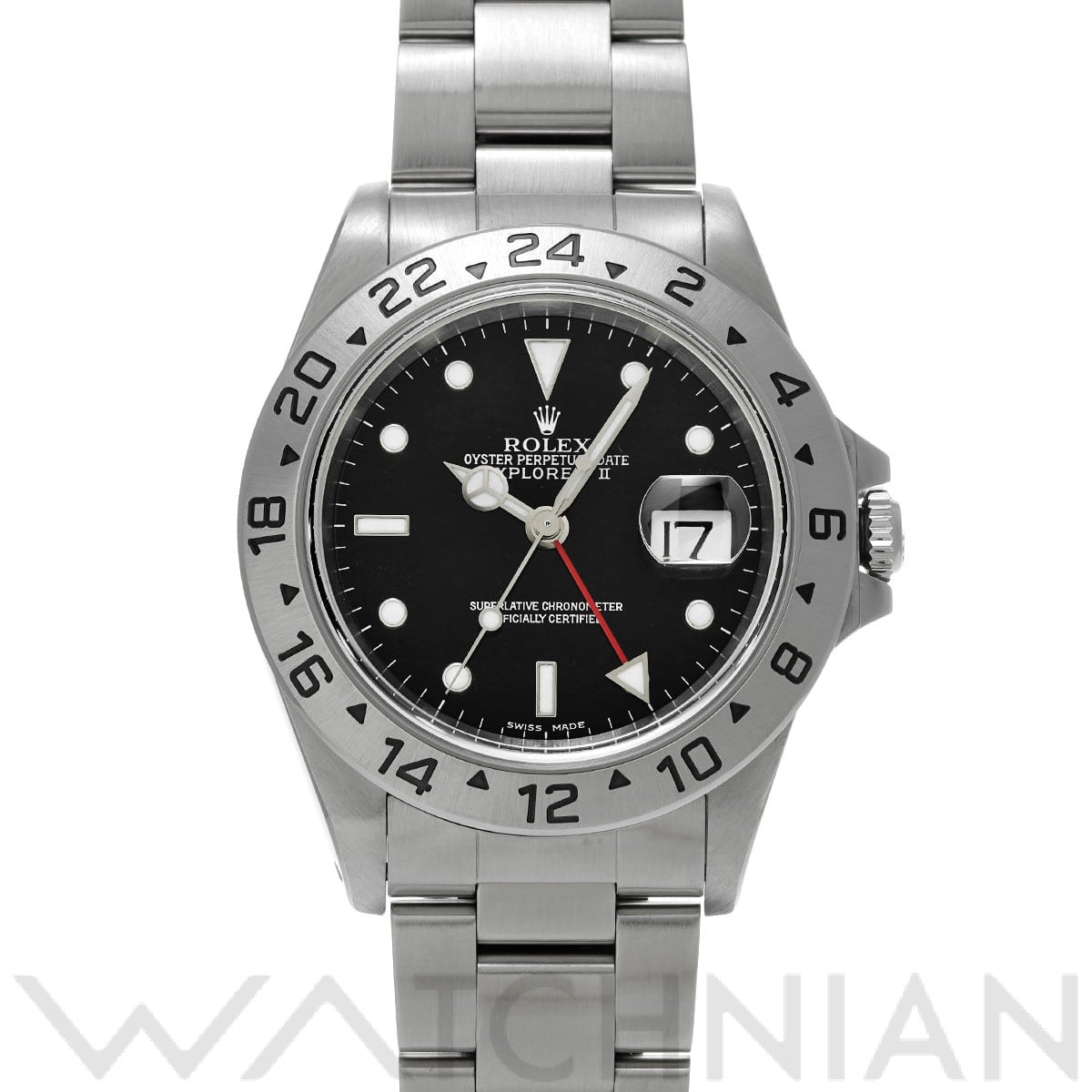 ロレックス エクスプローラーII 16570 ブラック メンズ 時計 【中古】【wristwatch】