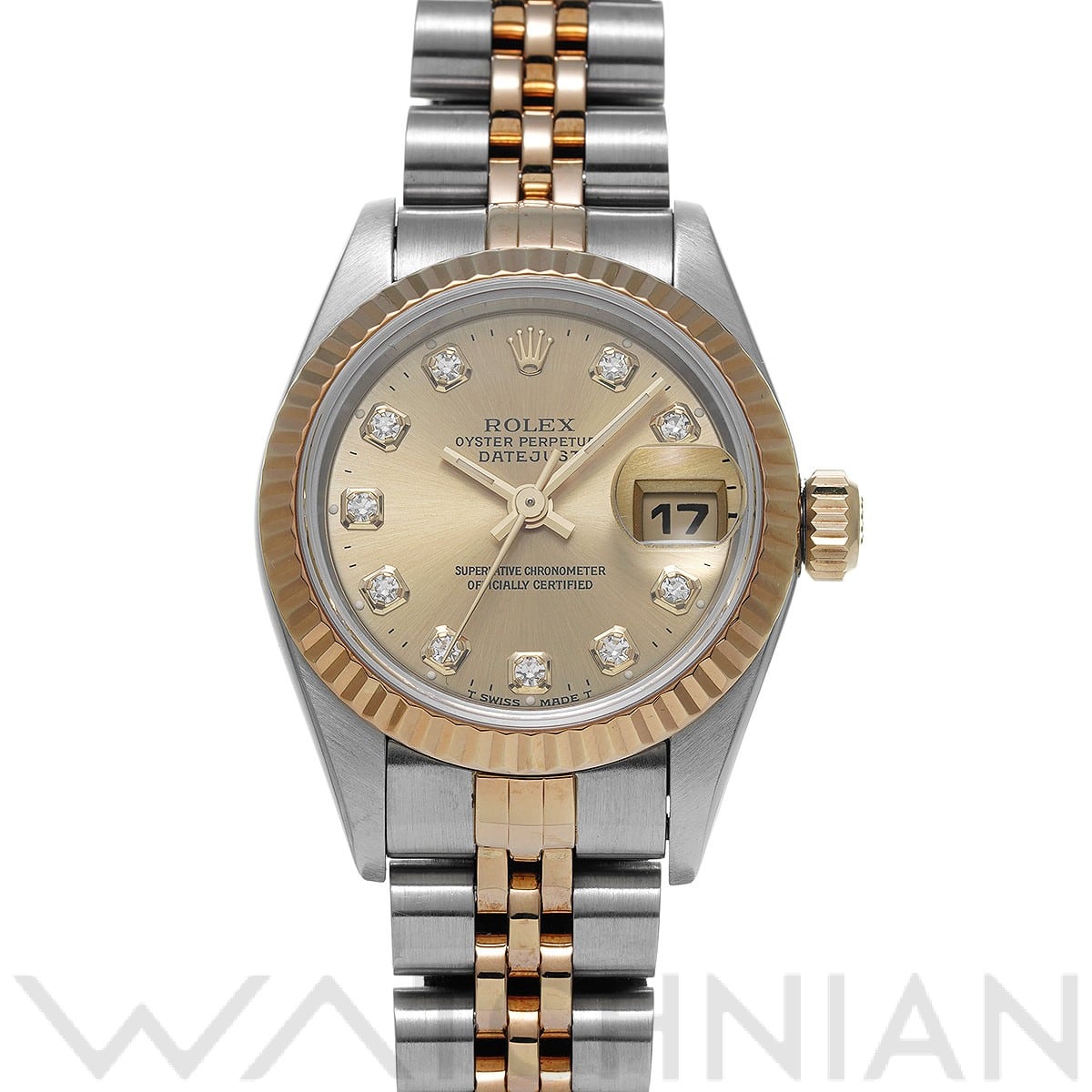 ロレックス / ROLEX デイトジャスト 69173G シャンパン/ダイヤモンド レディース 時計 【中古】【wristwatch】