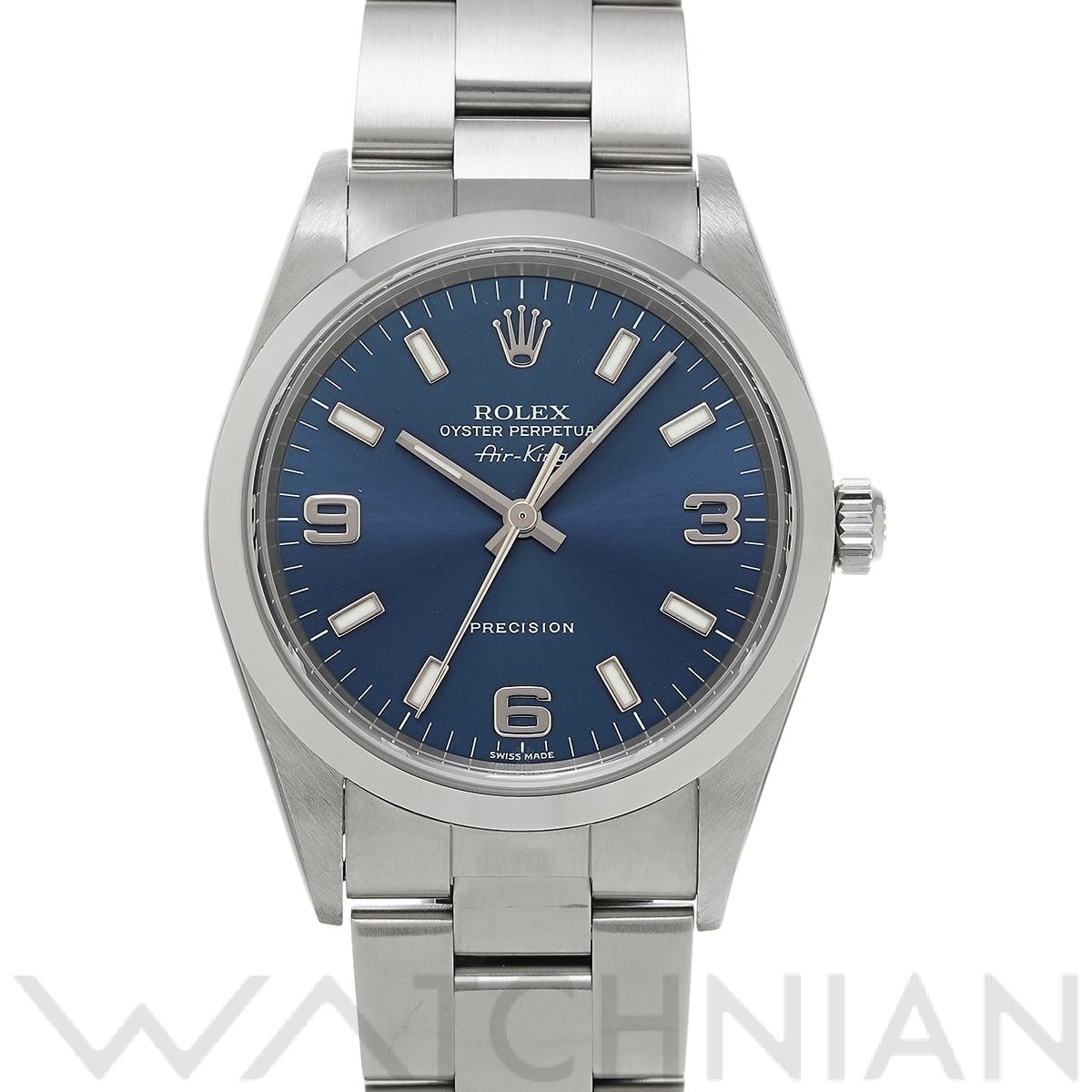 ロレックス エアキング 14000M ブルー メンズ 時計 【中古】【wristwatch】