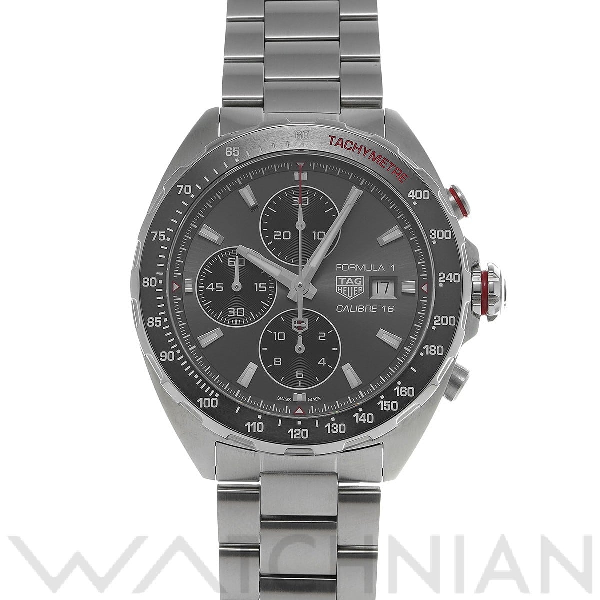タグ ホイヤー / TAG HEUER フォーミュラ1 キャリバー16 クロノグラフ CAZ2012.BA0876 グレー/ブラック メンズ 時計 【中古】【wristwatch】