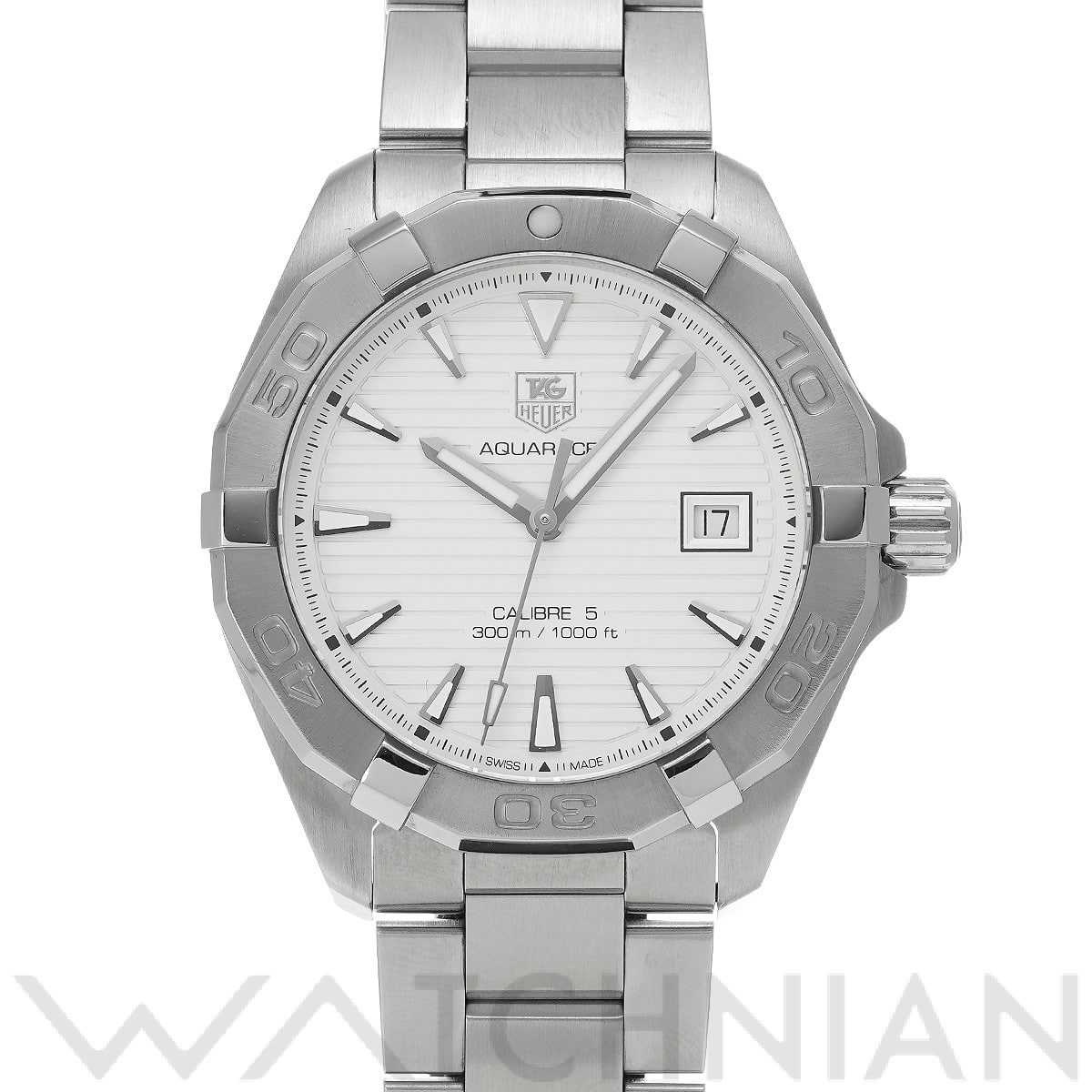 タグ ホイヤー / TAG HEUER アクアレーサー キャリバー5 WAY2111.BA0928 シルバー メンズ 時計 【中古】【wristwatch】
