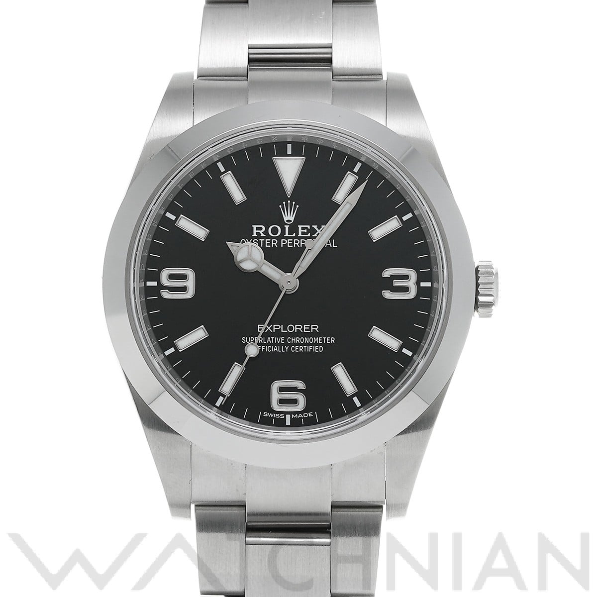 ロレックス エクスプローラー 214270 ブラック メンズ 時計 【中古】【wristwatch】