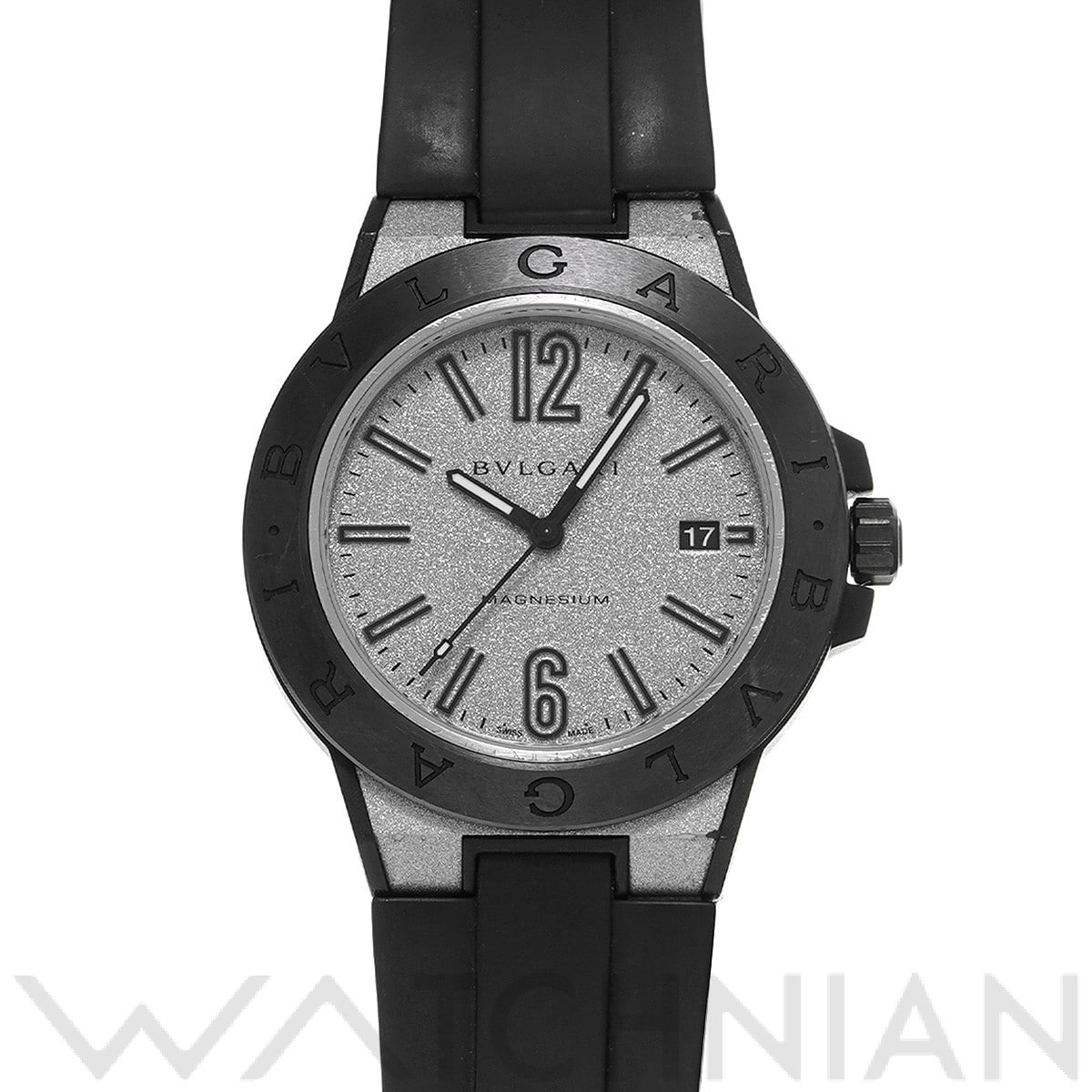 ブルガリ / BVLGARI ディアゴノ マグネシウム DG41C6SMCVD グレー メンズ 時計 【中古】【wristwatch】