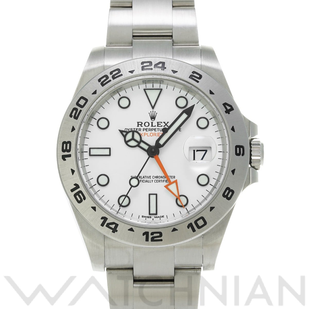 ロレックス エクスプローラーII 216570 ホワイト メンズ 時計 【中古】【wristwatch】