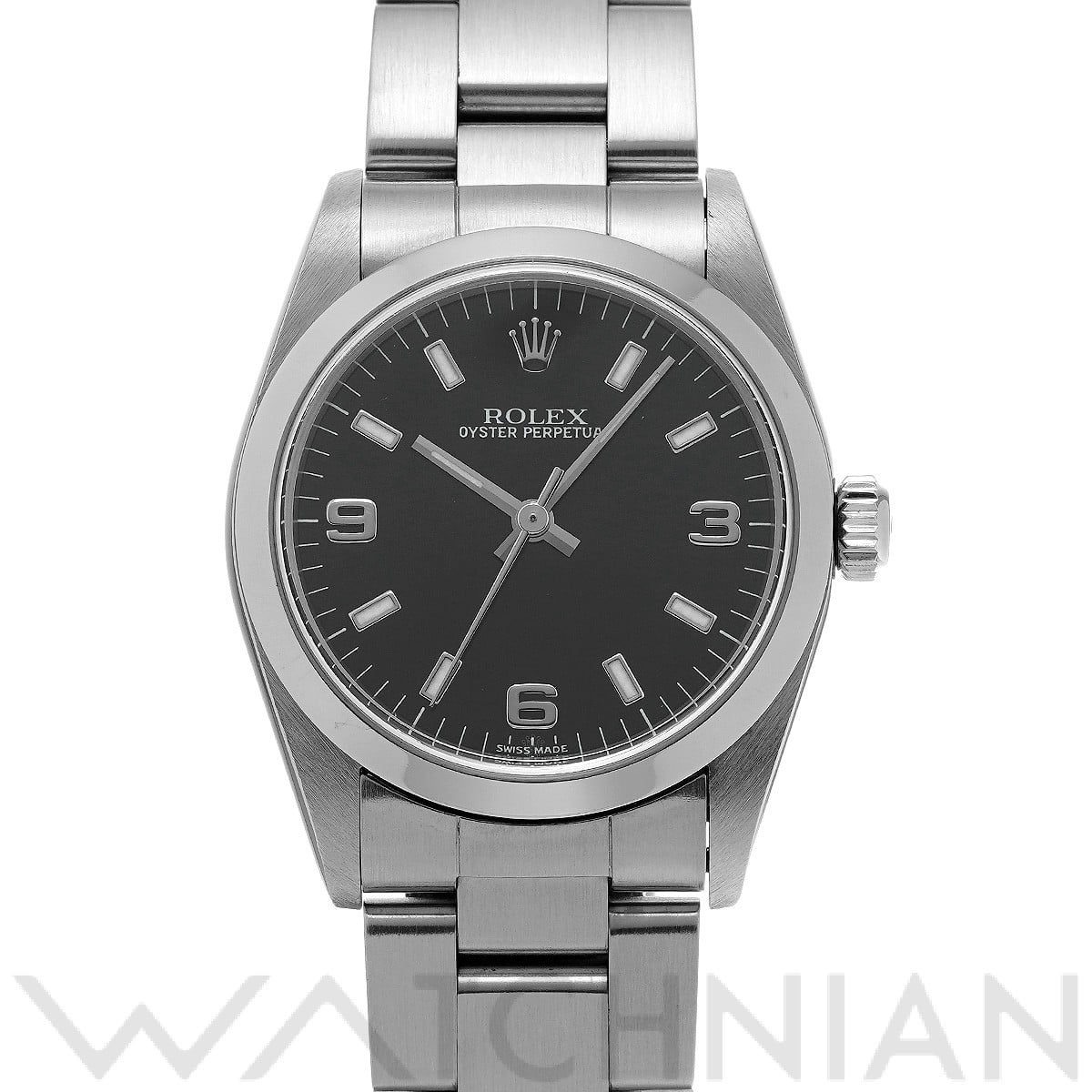 ロレックス / ROLEX オイスターパーペチュアル 77080 ブラック ユニセックス 時計 【中古】【wristwatch】