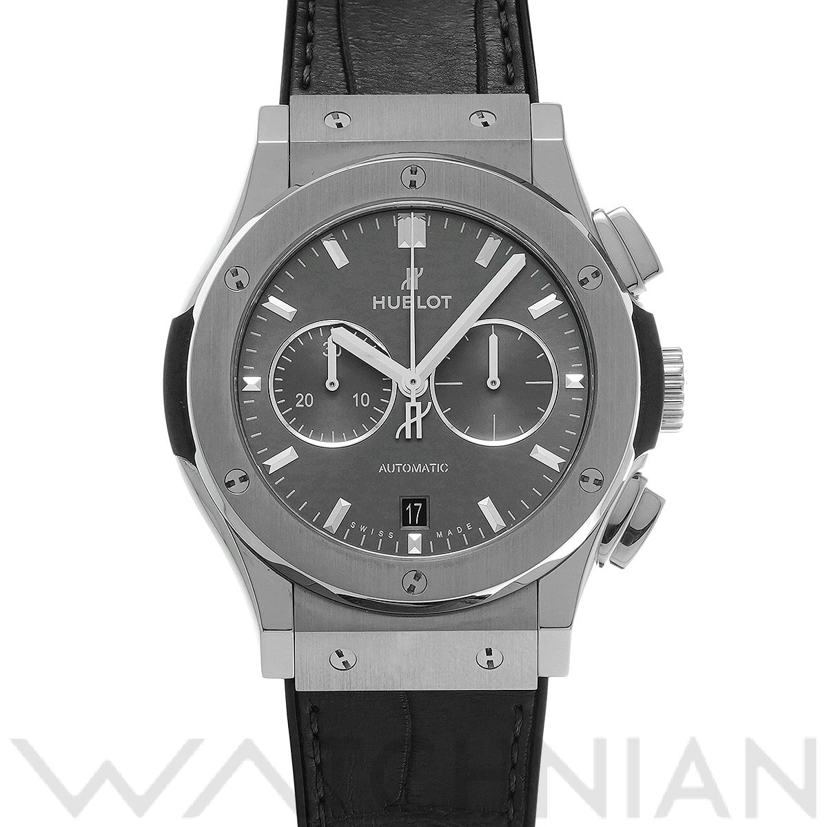 ウブロ / HUBLOT クラシックフュージョン チタニウム クロノグラフ レーシンググレー 541.NX.7070.LR グレー メンズ 時計 【中古】【wristwatch】
