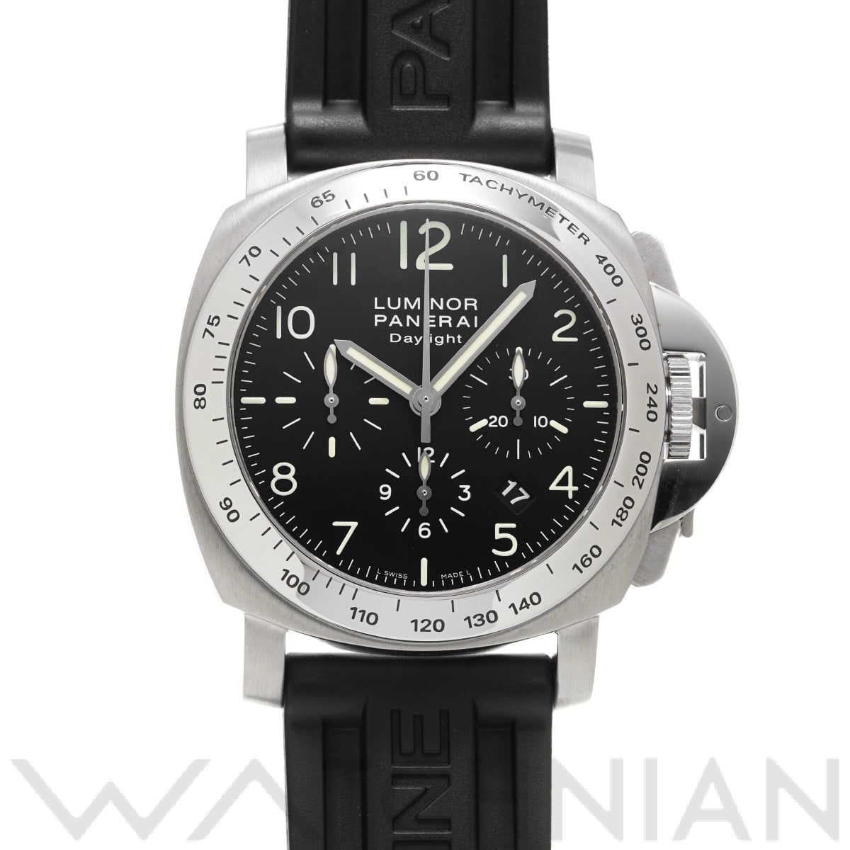 パネライ / PANERAI ルミノール クロノ デイライト PAM00196 ブラック メンズ 時計 【中古】【wristwatch】