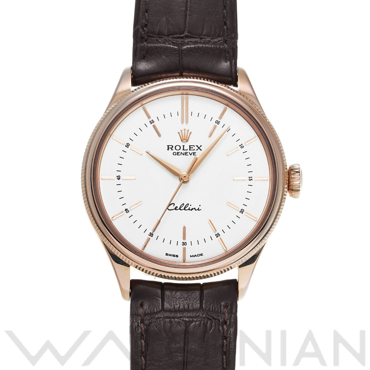 ロレックス / ROLEX チェリーニ タイム 50505 ホワイト メンズ 時計 【中古】【wristwatch】