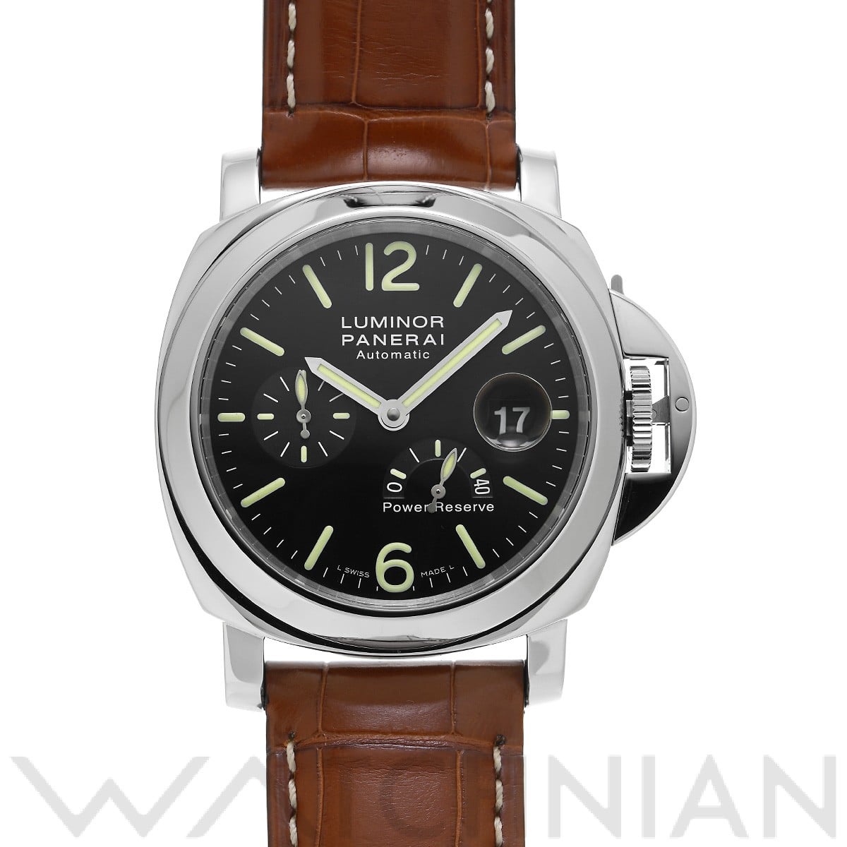 パネライ / PANERAI ルミノール パワーリザーブ PAM00090 ブラック メンズ 時計 【中古】【wristwatch】