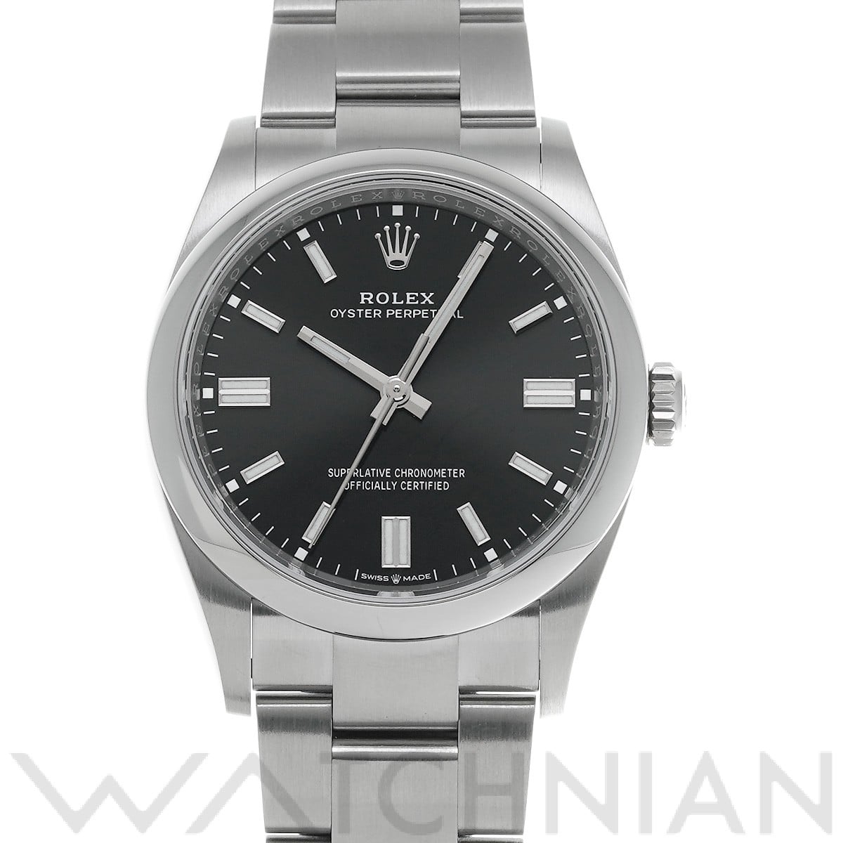 ロレックス オイスターパーペチュアル 36 126000 ブライトブラック メンズ 時計 【未使用】【wristwatch】