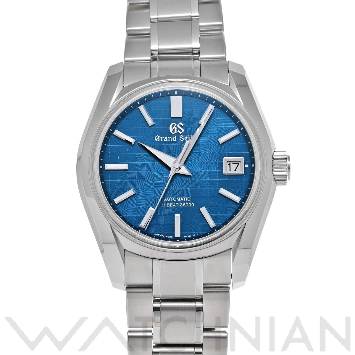 グランドセイコー ヘリテージコレクション メカニカル ハイビート36000 SBGH315 ブルー メンズ 時計 【中古】【wristwatch】
