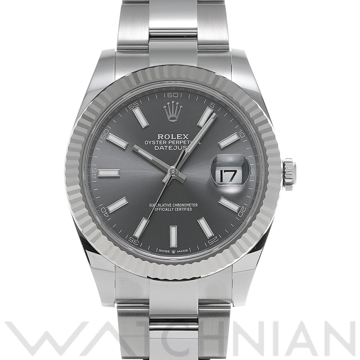 ロレックス デイトジャスト 41 126334 スレート メンズ 時計 【未使用】【wristwatch】