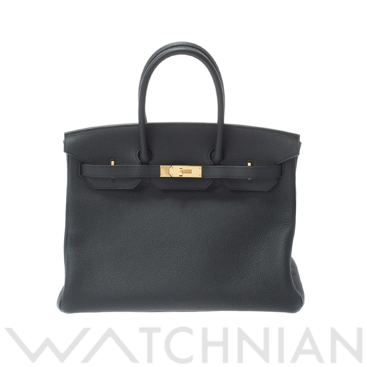 エルメス / HERMES バーキン35 ブラック/ゴールド金具 トゴ ユニセックス バッグ 【中古】【bag】
