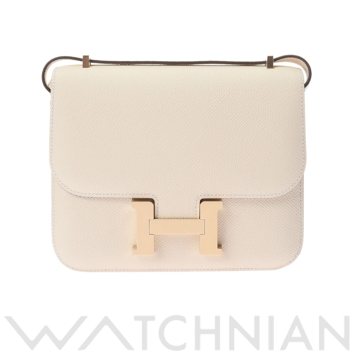 エルメス / HERMES コンスタンス ミニ18 ミロワール ナタ/シャンパンゴールド金具 ヴォーエプソン レディース バッグ 【未使用】【bag】