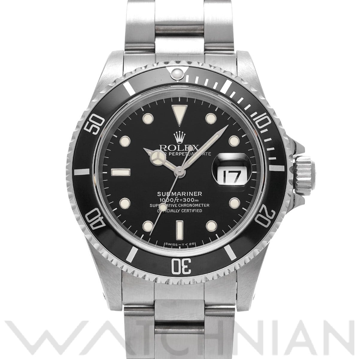 ロレックス サブマリーナ デイト 16610 ブラック メンズ 時計 【中古】【wristwatch】