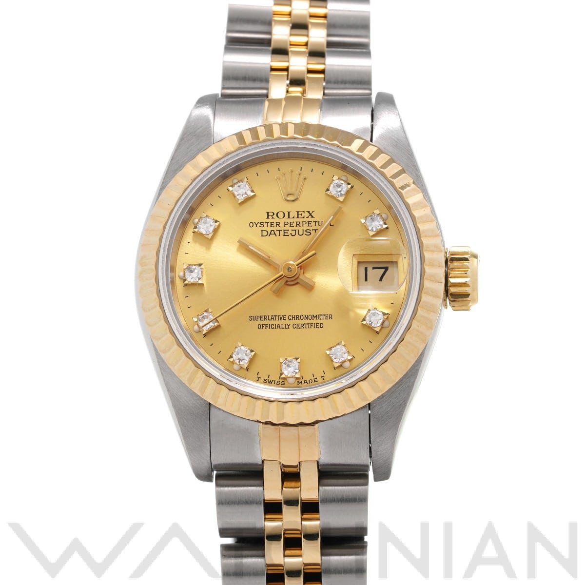 ロレックス / ROLEX デイトジャスト 69173G シャンパン/ダイヤモンド レディース 時計 【中古】【wristwatch】