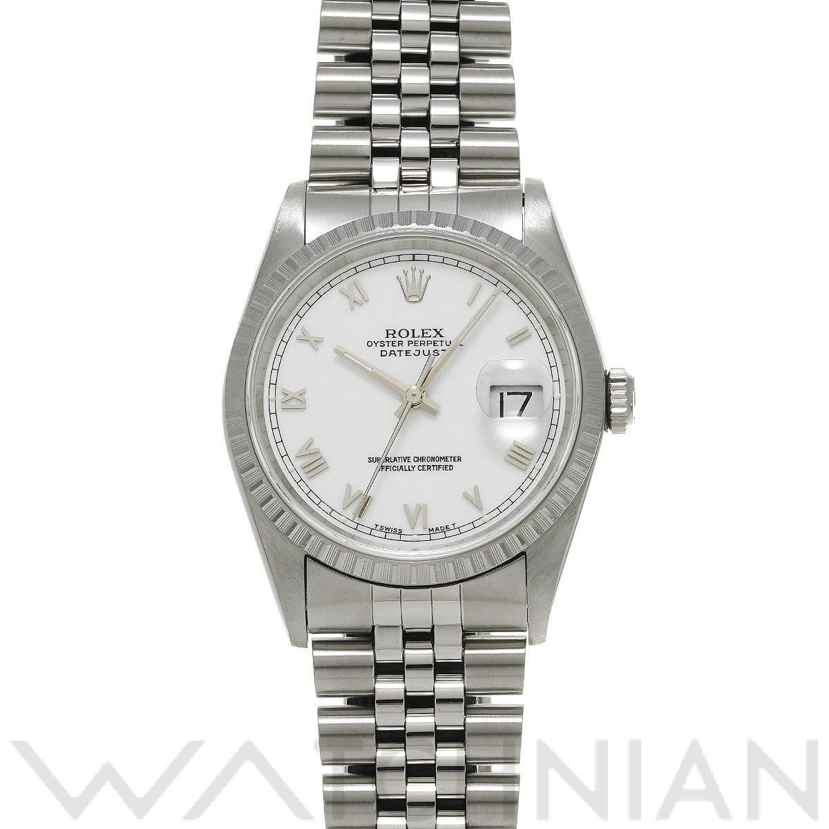 ロレックス デイトジャスト 16220 ホワイト メンズ 時計 【中古】【wristwatch】