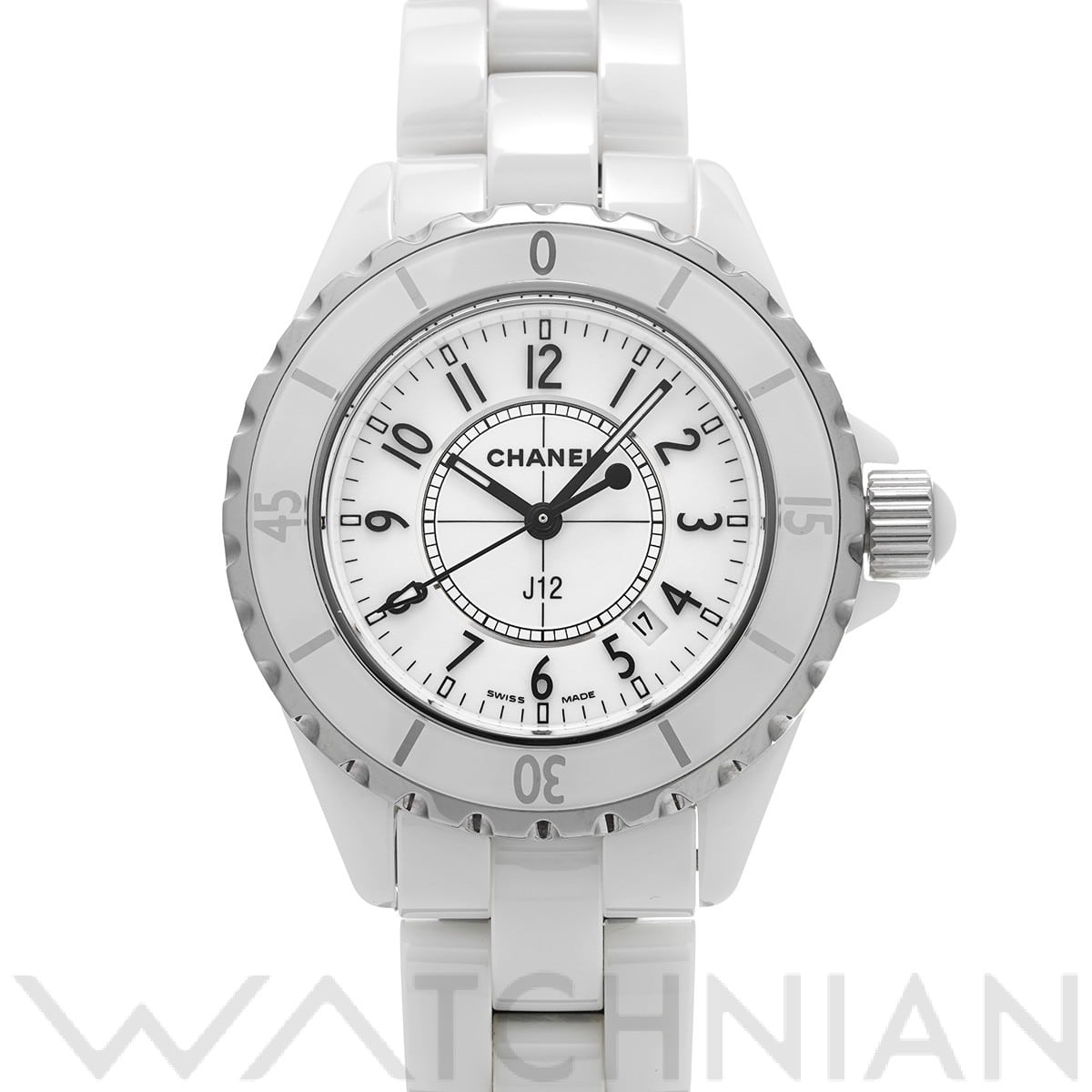 シャネル / CHANEL J12 33MM H0968 ホワイト レディース 時計 【中古】【wristwatch】