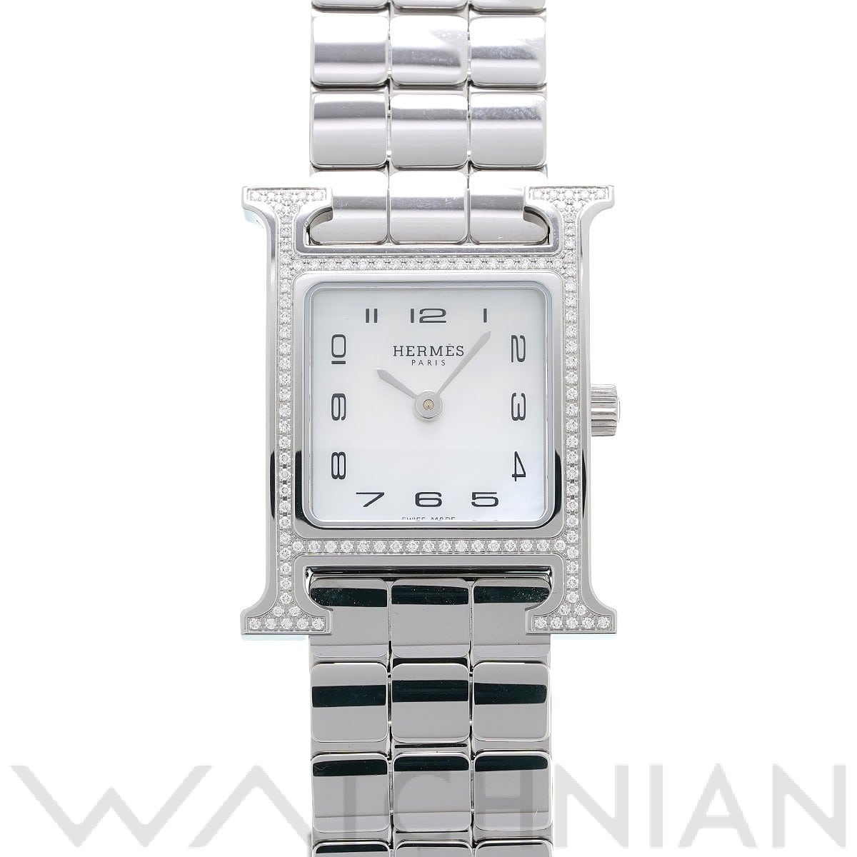 エルメス / HERMES Hウォッチ HH1.235.216 ホワイトシェル レディース 時計 【中古】【wristwatch】