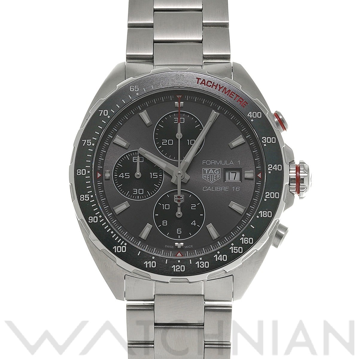 タグ ホイヤー / TAG HEUER フォーミュラ1 キャリバー16 クロノグラフ CAZ2012.BA0876 グレー/ブラック メンズ 時計 【中古】【wristwatch】