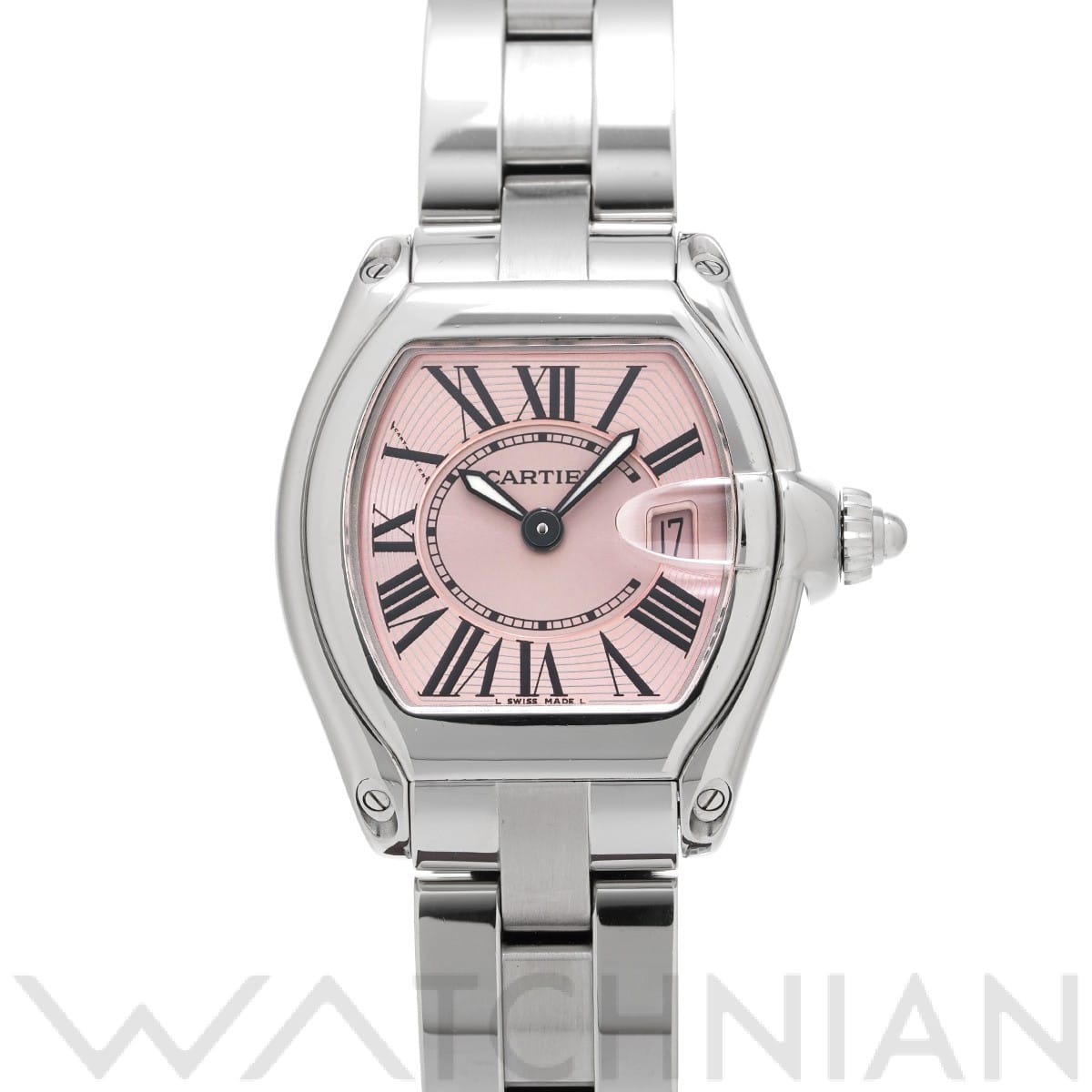 カルティエ / CARTIER ロードスター SM W62017V3 ピンク レディース 時計 【中古】【wristwatch】