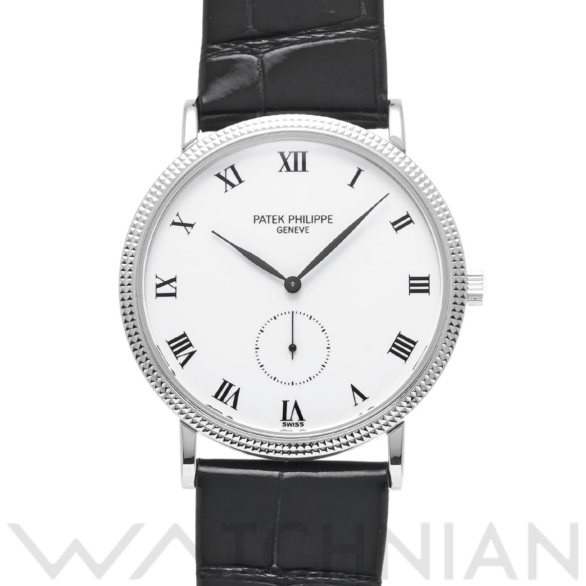 パテック フィリップ カラトラバ 3919G-001 ホワイト メンズ 時計 【中古】【wristwatch】