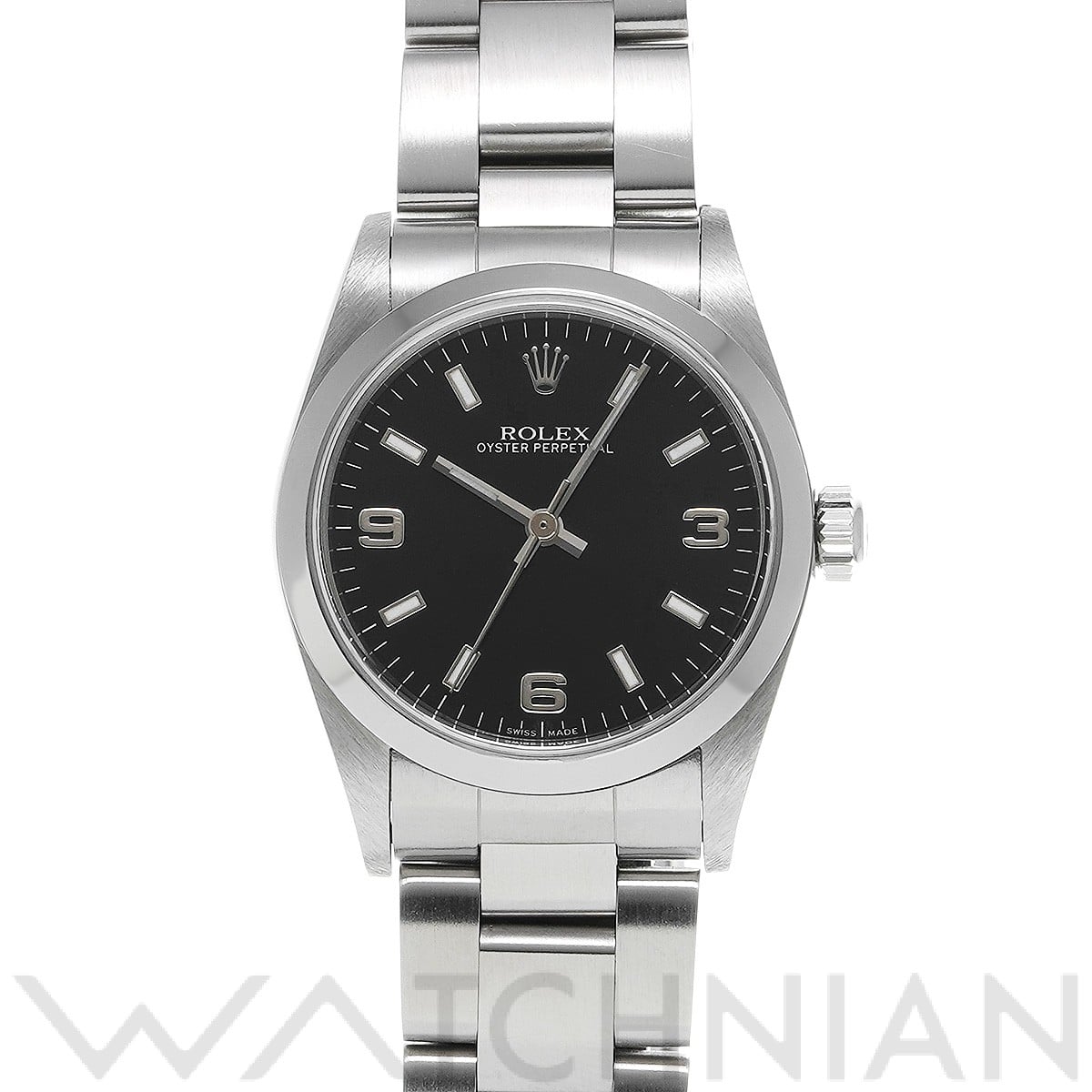 ロレックス / ROLEX オイスターパーペチュアル 77080 ブラック ユニセックス 時計 【中古】【wristwatch】